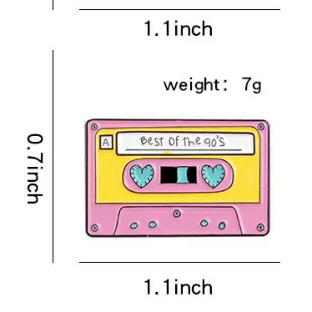 💟Best of the 90s enamel pin - Picture 3 of 3